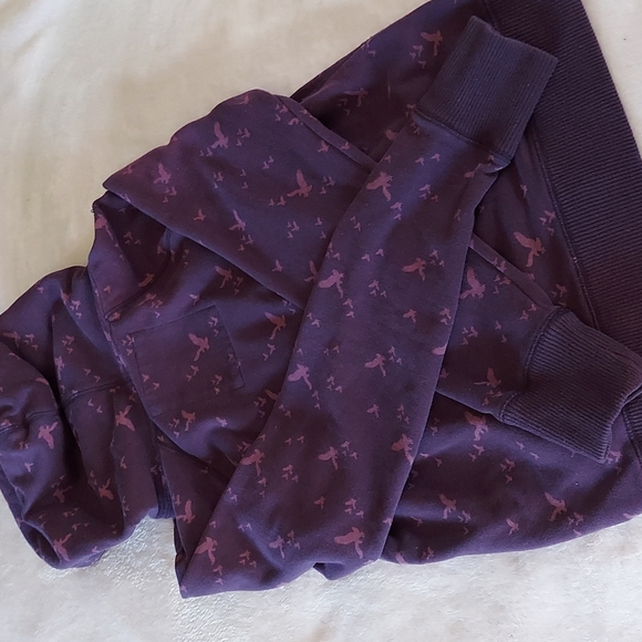 🦅7xHP🦅 Vtg AEO All Over Logo Fleece Full Zip Hoodie - Picture 10 of 14